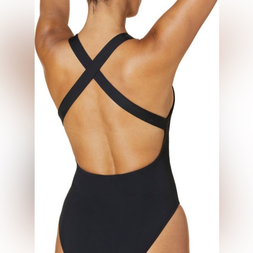 NWT Andie tulum one piece black. Size medium.